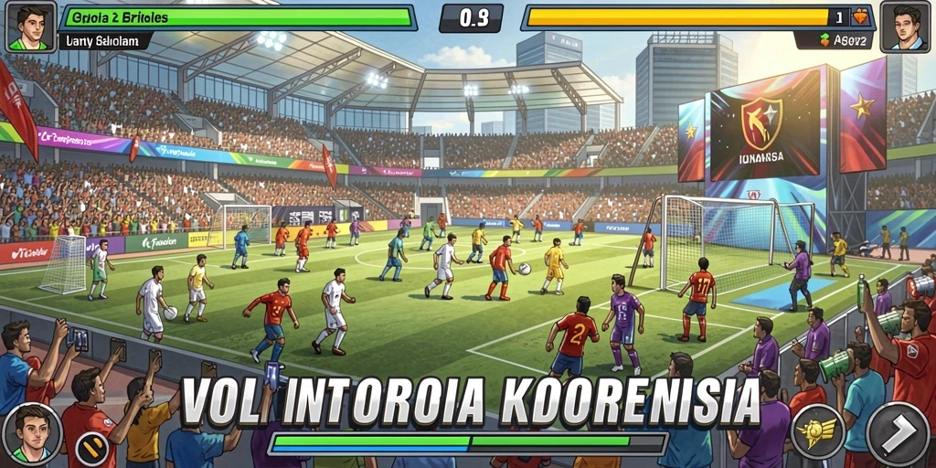 Ilustrasi turnamen bingo yang sedang berlangsung.