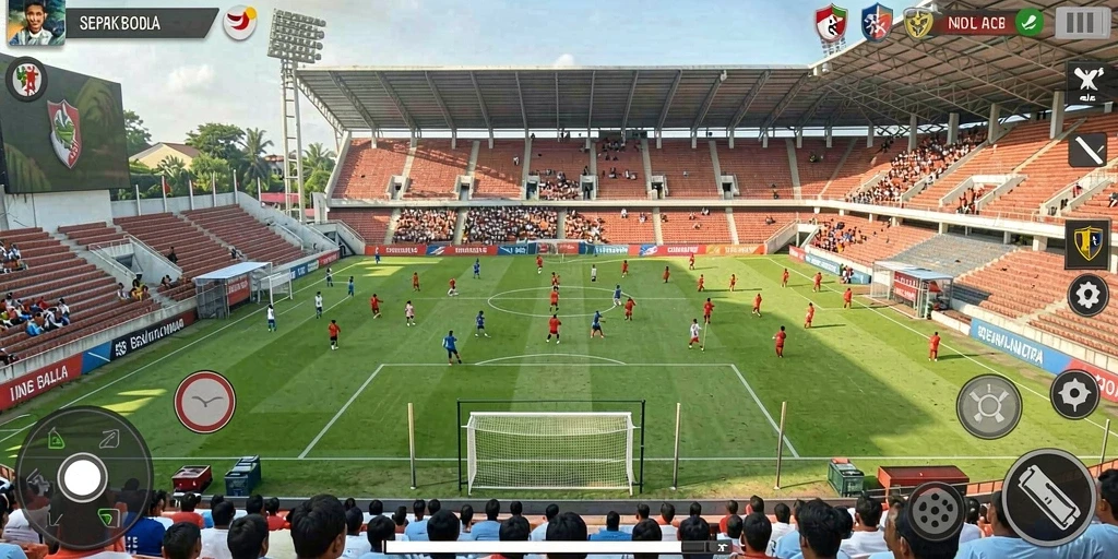 Menggambarkan misi menantang yang seru.