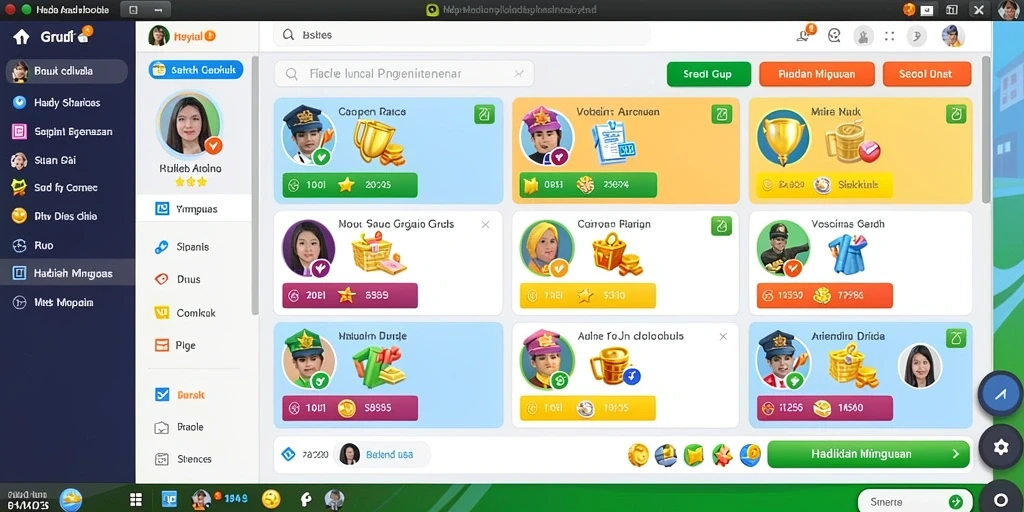 Karakter-karakter unik yang membuat permainan semakin colorful.