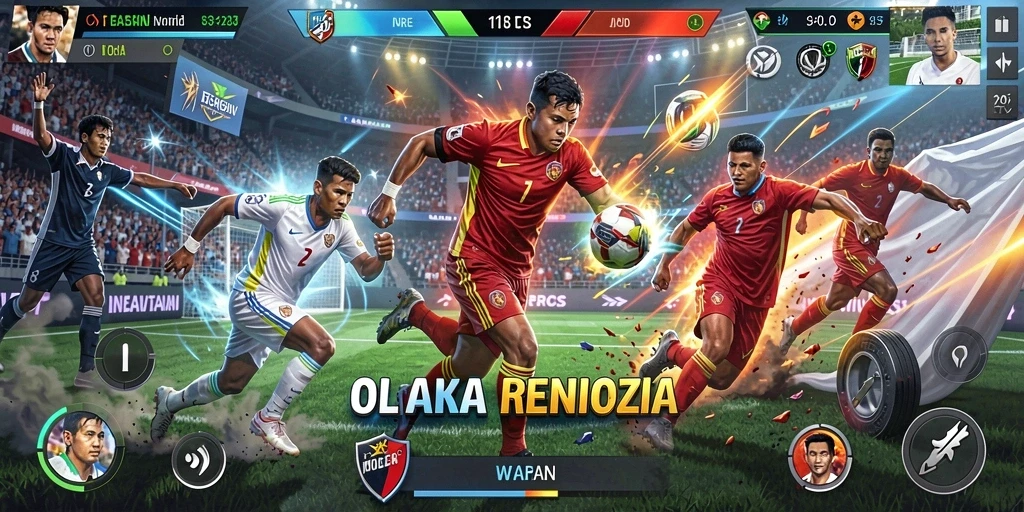 Karakter unik dari KAPTEN77 yang siap bertarung.