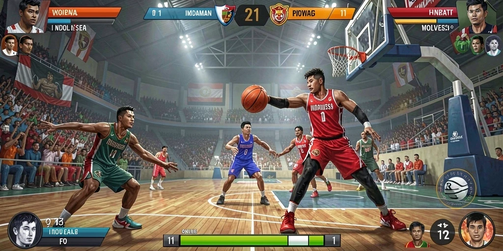 Kompetisi multiplayer yang seru dengan teman.