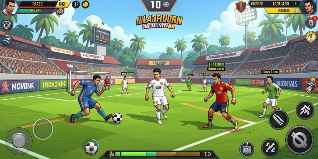 Beragam karakter unik untuk dipilih dan dimainkan.