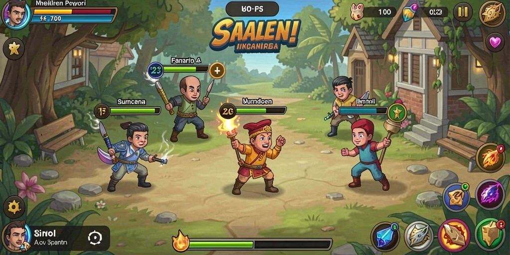 Mode multiplayer yang seru, tantangan bersama teman.