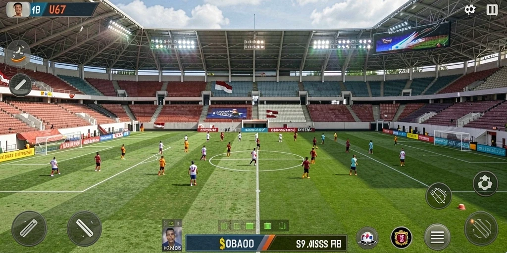 Kompetisi seru dengan teman-teman dalam mode multiplayer.