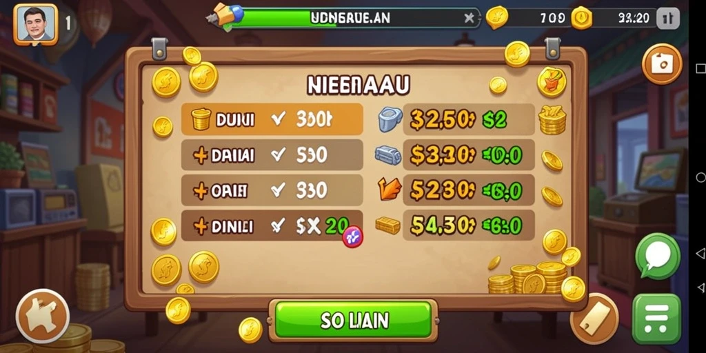 Karakter yang dapat diupgrade sesuai dengan keinginan.